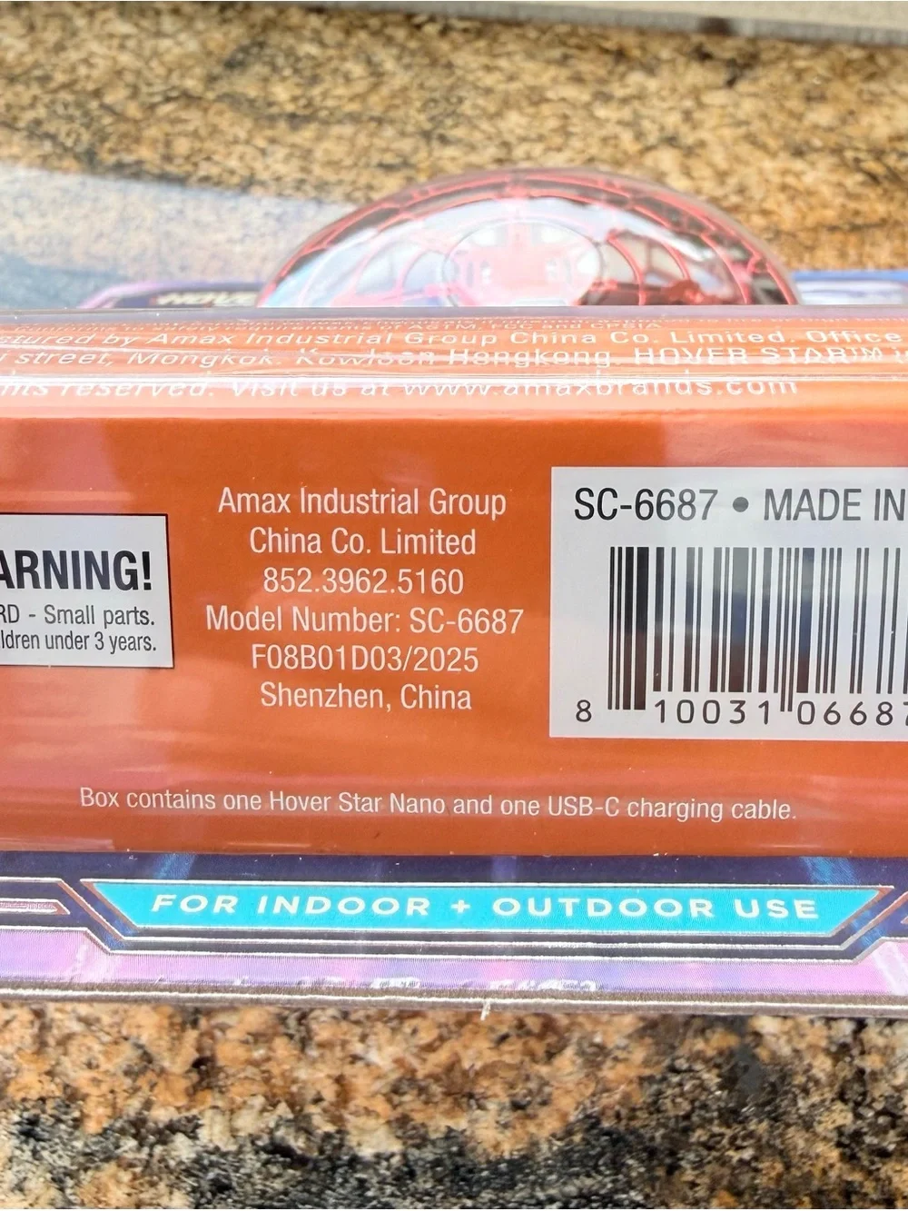 Hover Star Nano Motion Controlled UFO Toy Hand Control Drone (Red) New